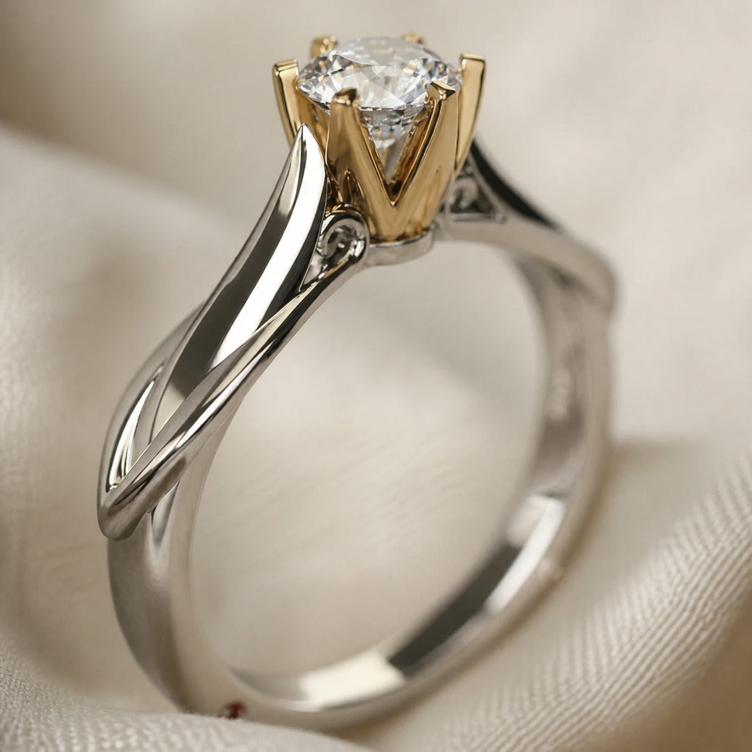 Bague Déclaration en Moissanite