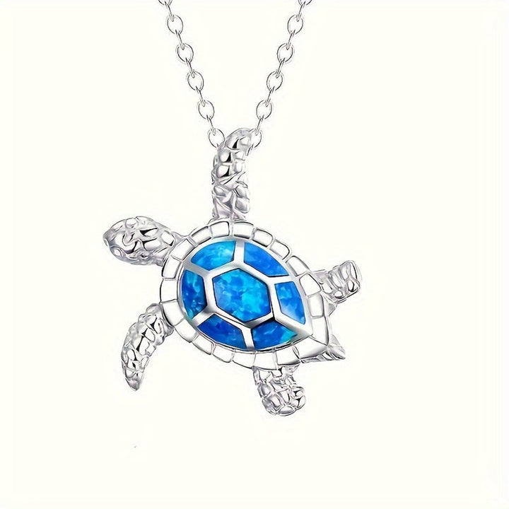 Collier Pendentif Tortue Éclatante