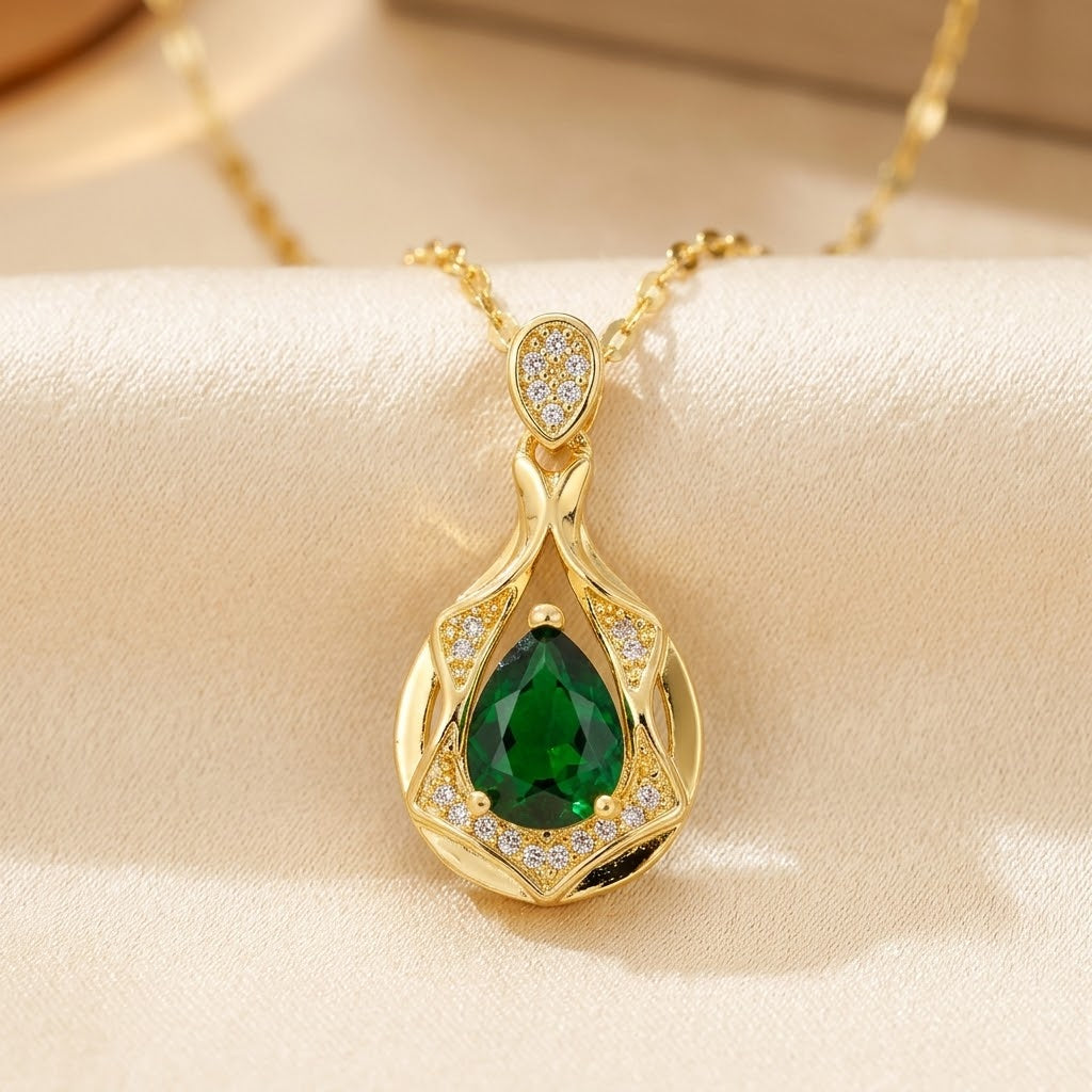 Collier Pendentif Goutte d&