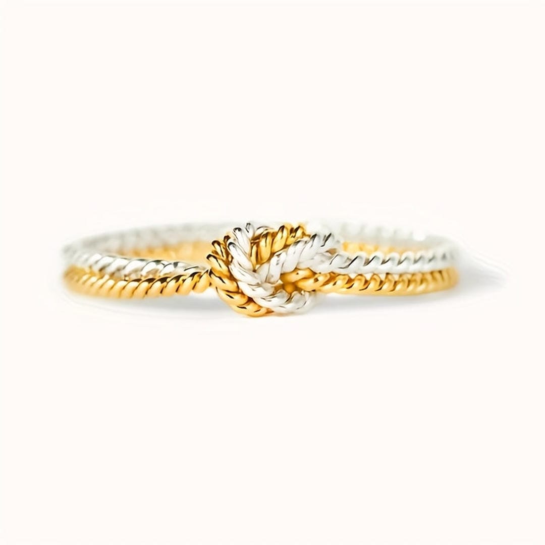 Bague Bicolore Nœud d&