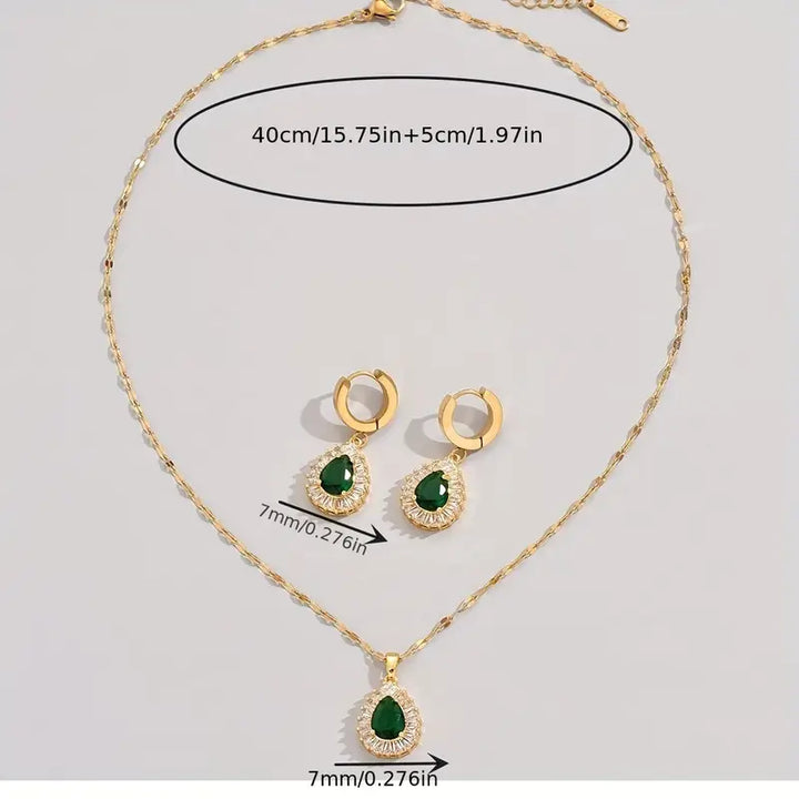 Rheya Lysandelle Jewellery Set | Gold