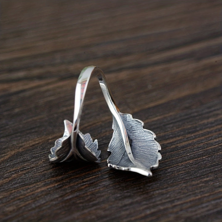 Bague Vintage en Forme de Feuille