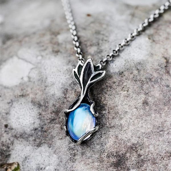 Collier en argent Lotus Éclatant