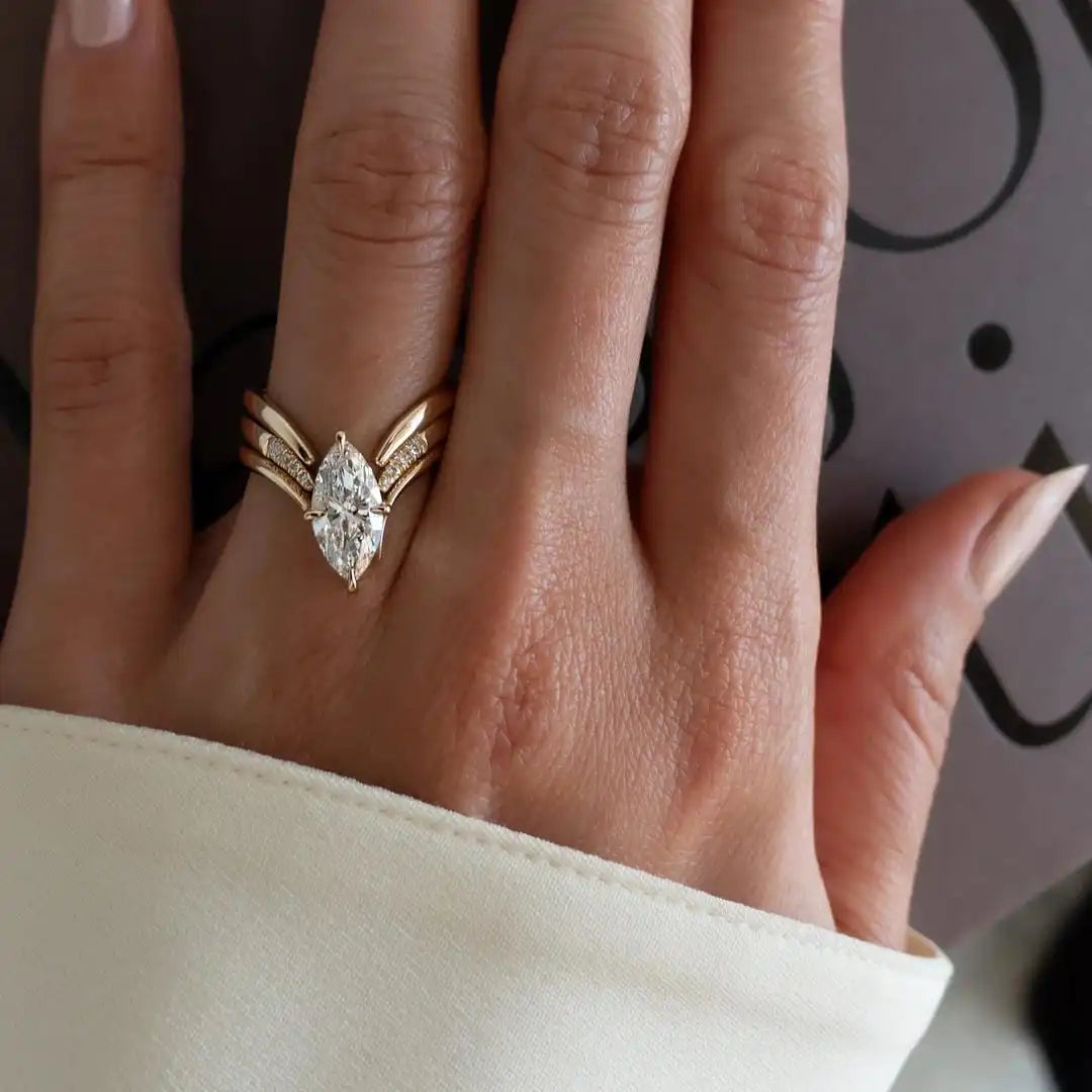 Marquise Ring Set