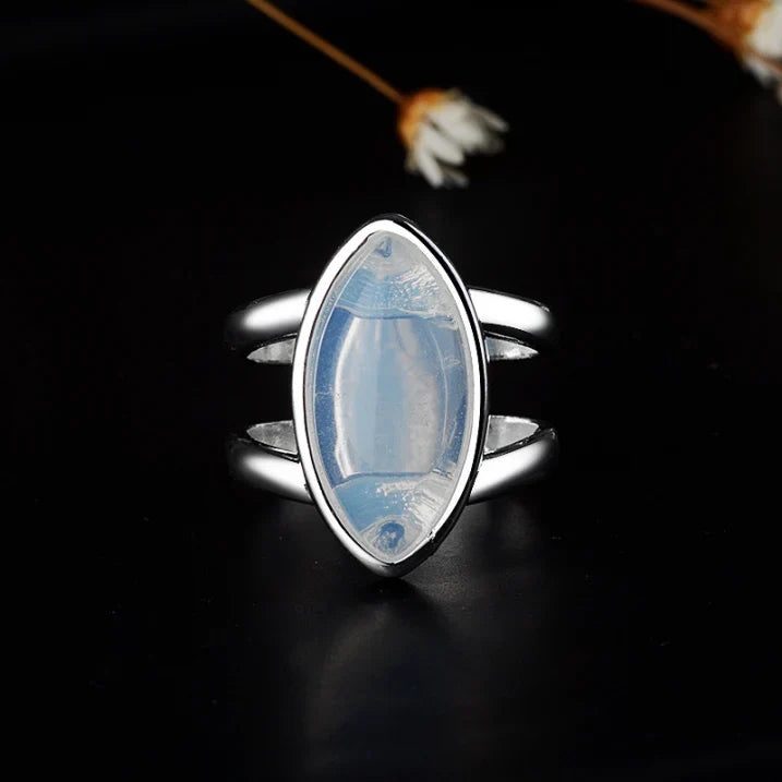 Bague Marquise en Pierre de Lune Christine