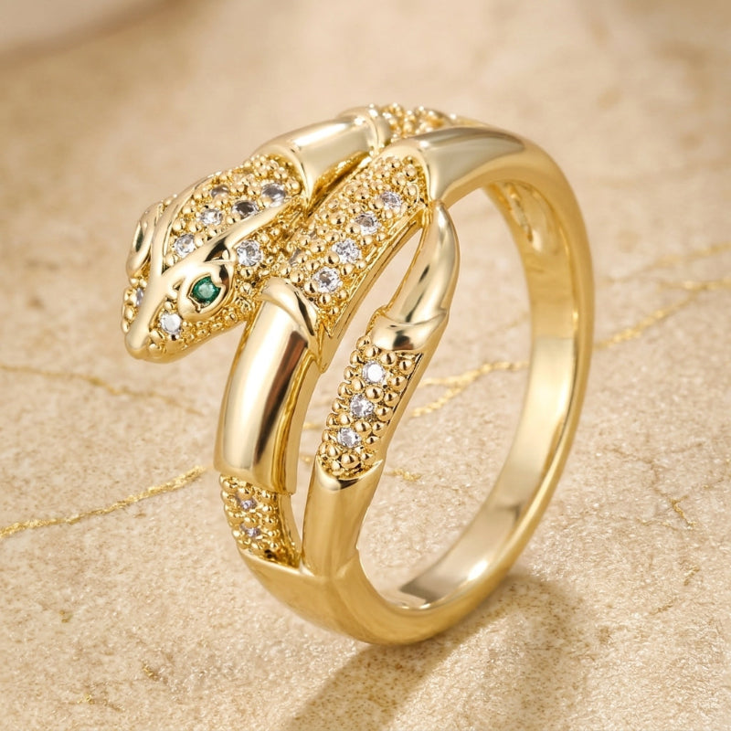 Bague Luxueuse Déclaration Serpent