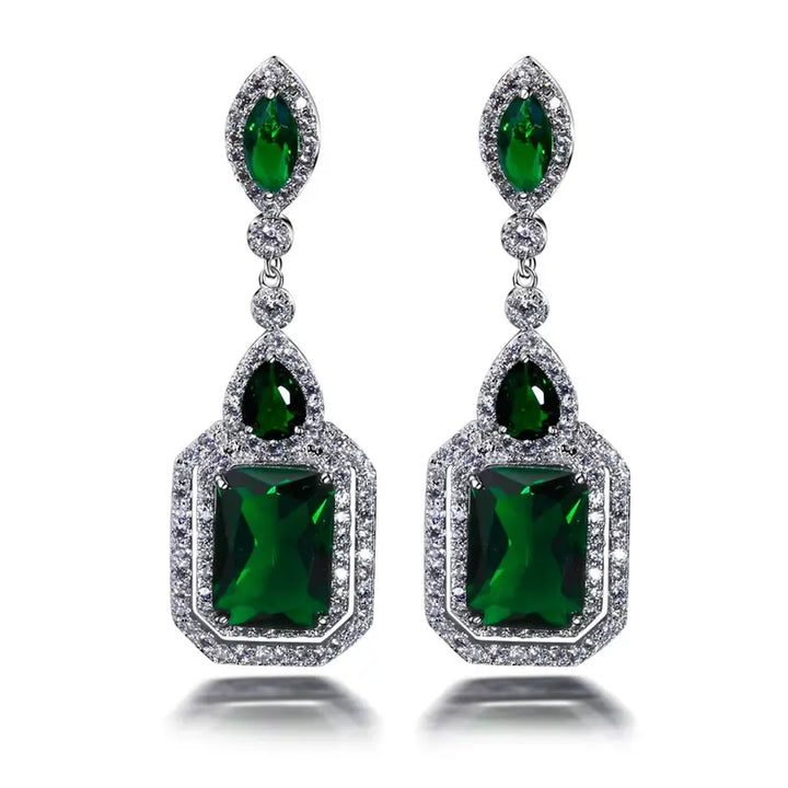 Clarion Verdancia Earrings | White Gold