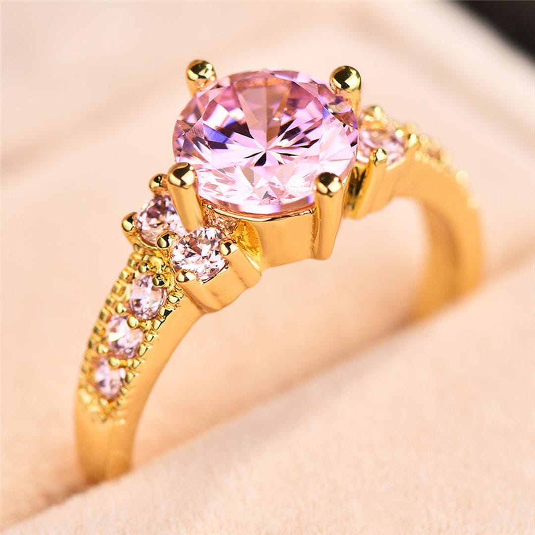 Bague Solitaire Ronde Royale Accent