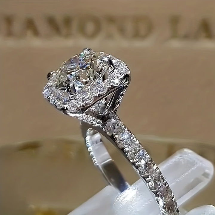 Bague en Zirconium Incrustée d&
