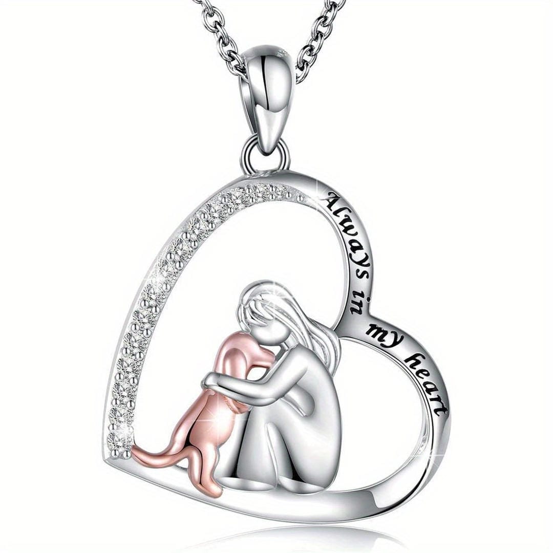 Collier Éternelle Étreinte en Zirconia