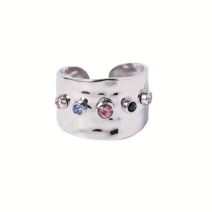 Bague Vintage en Zircon Cubique Doré