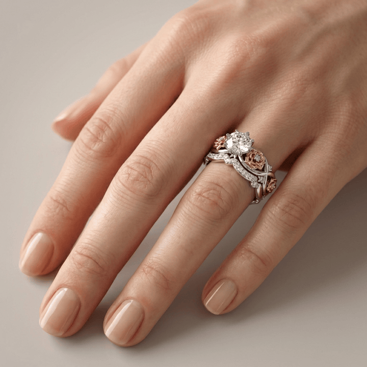 Bague Déclaration Florale en Diamants