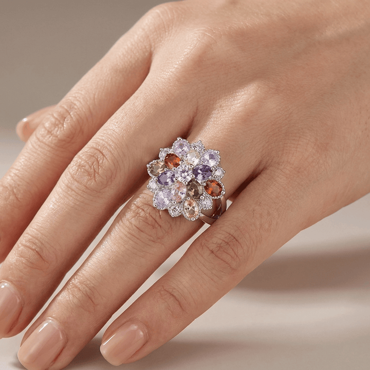 Bague en Argent Arc-en-Ciel Spectre