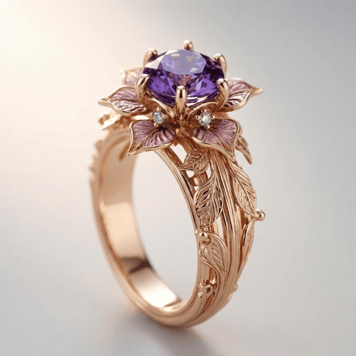 Bague Vintage Fleur de Violette