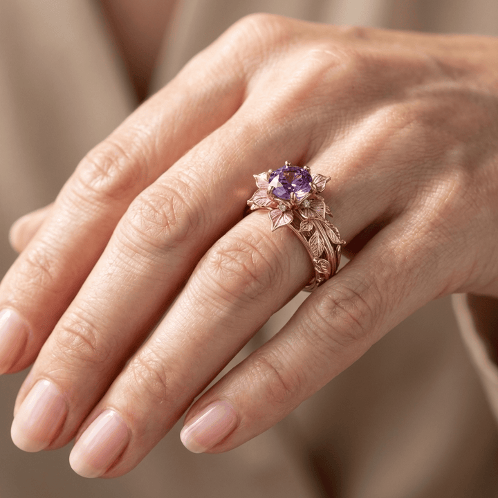 Bague Vintage Fleur de Violette