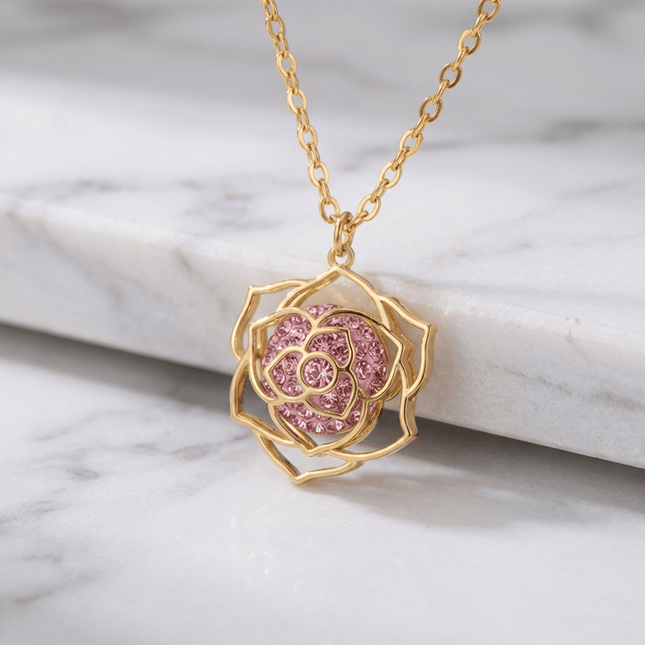 Collier en Aura Rose