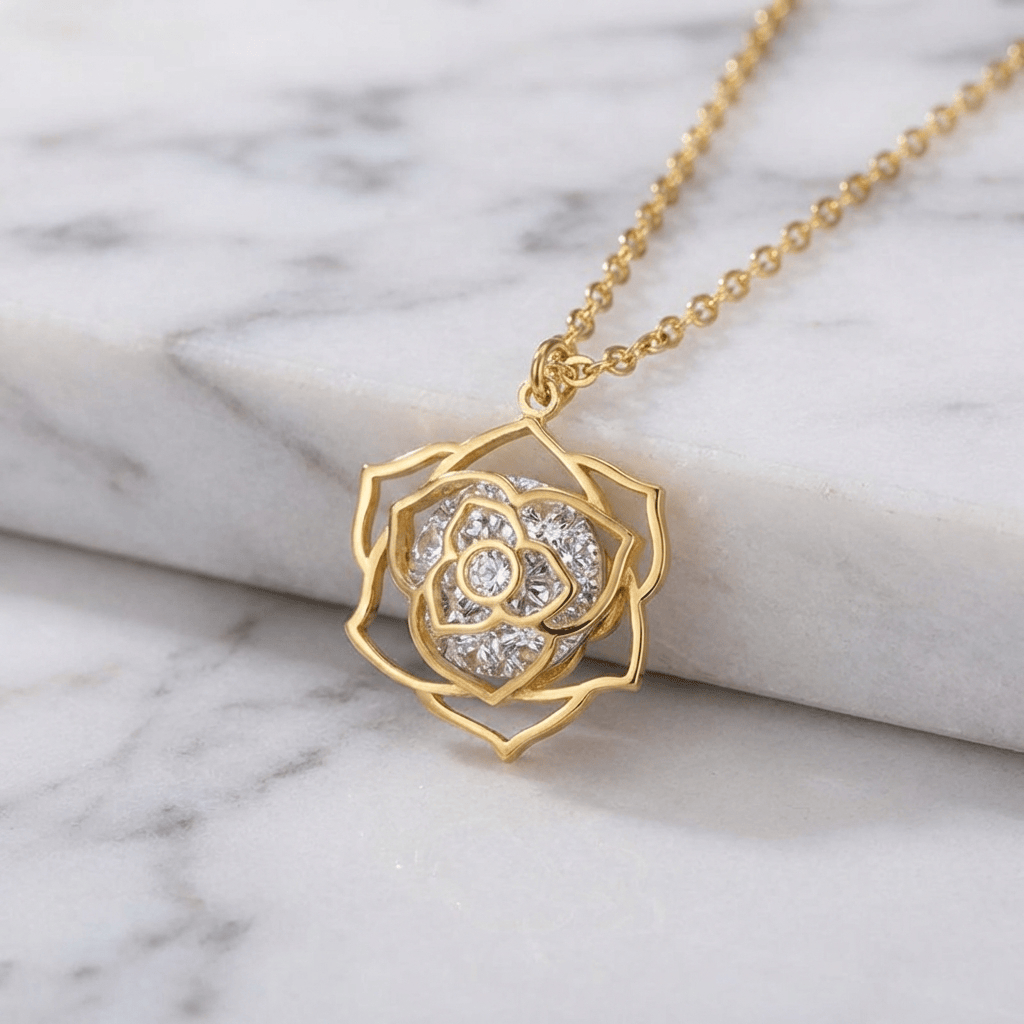 Collier en Aura Rose