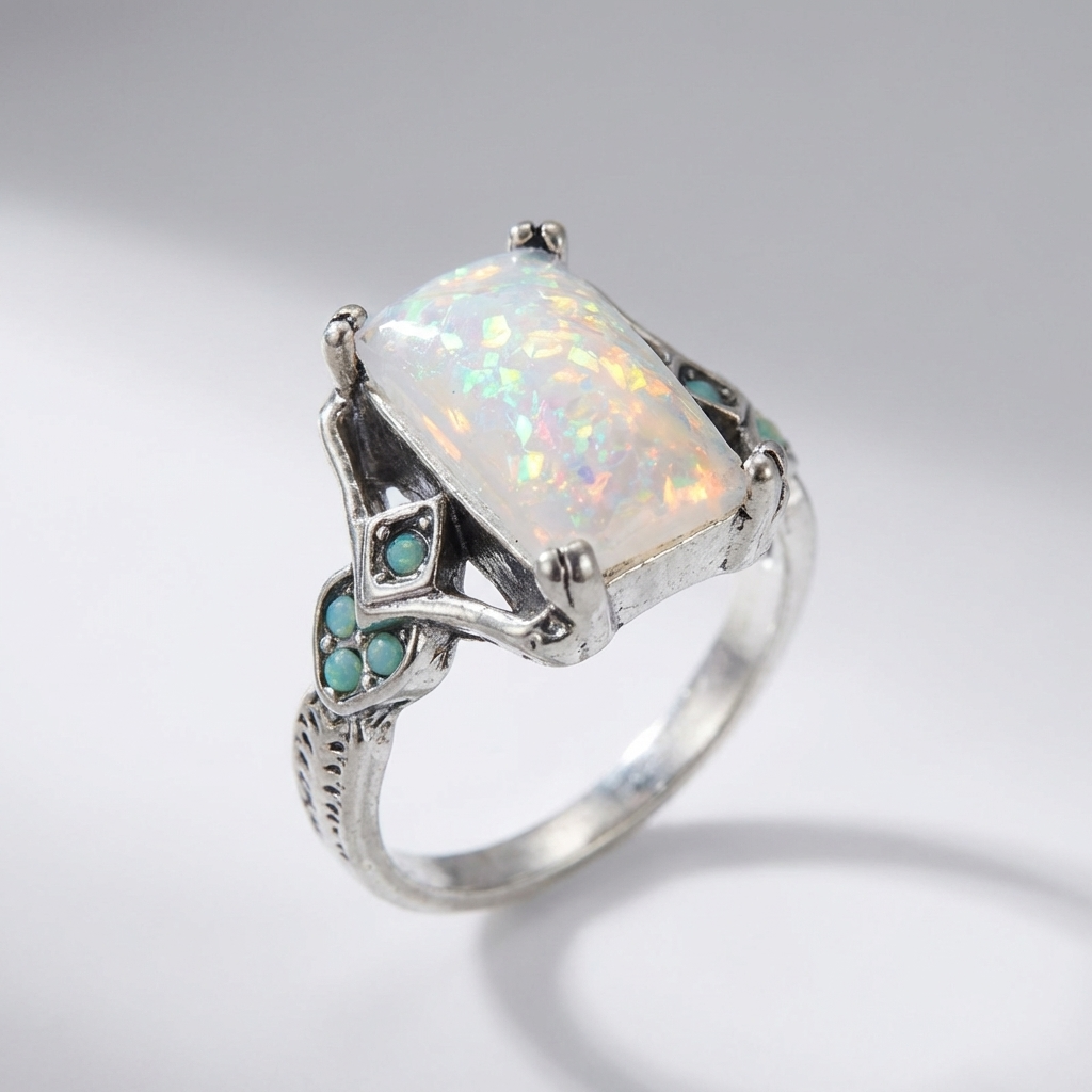 Bague Opale Radiante Aurora