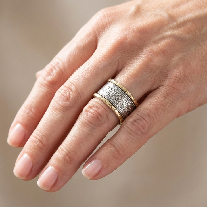 Bague Rétro Ornée