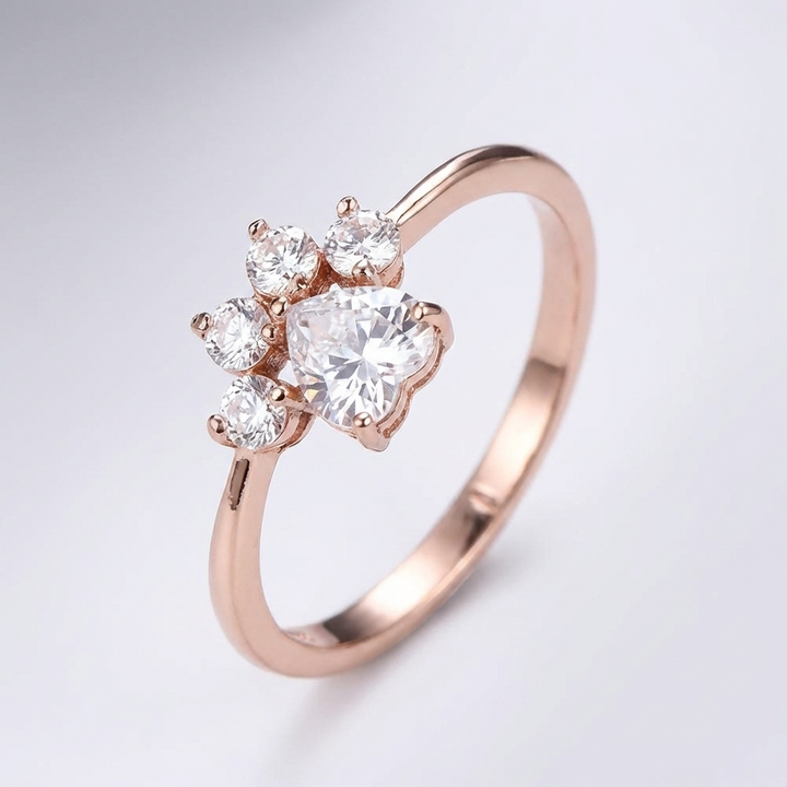 Bague en Zirconium Patte Unique