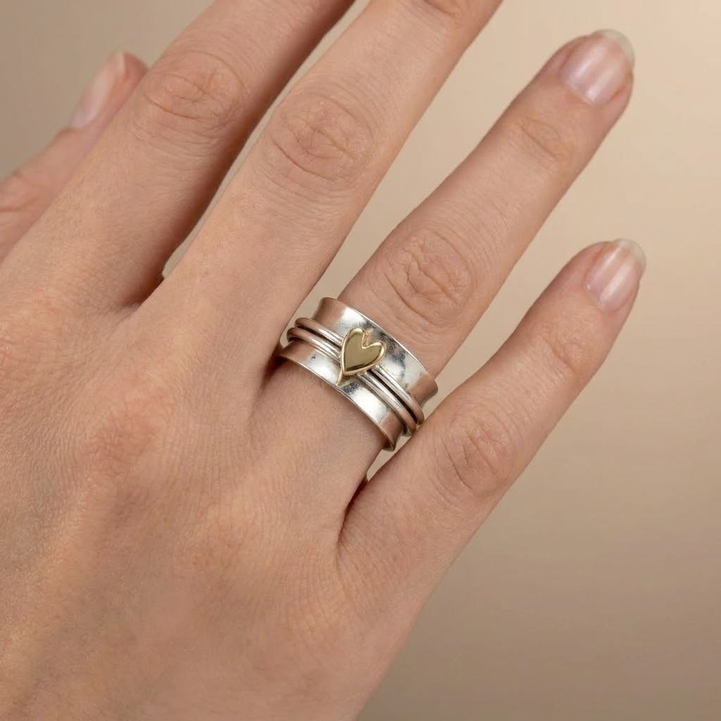 Bague Antique en Cœur