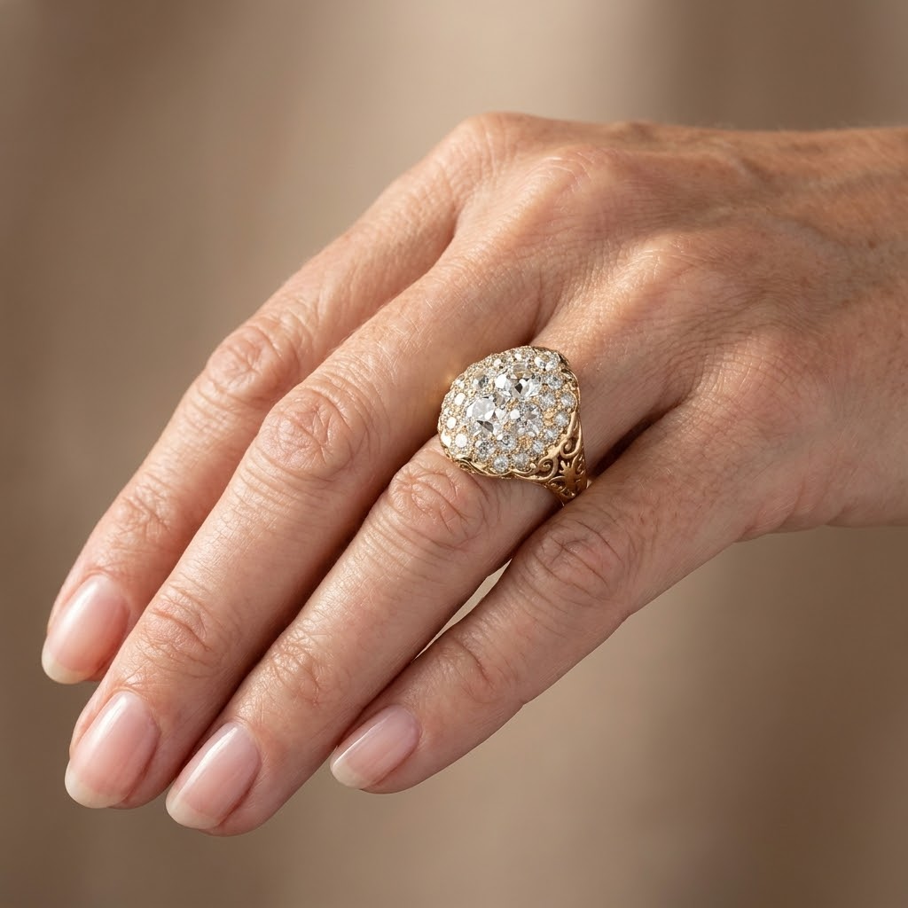 Bague Vintage en Zirconium
