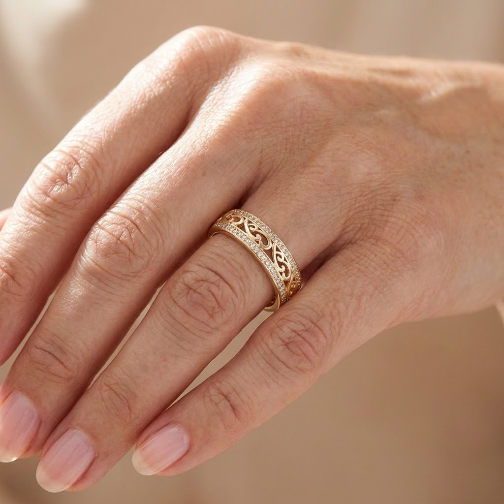Bague Vintage en Zirconium