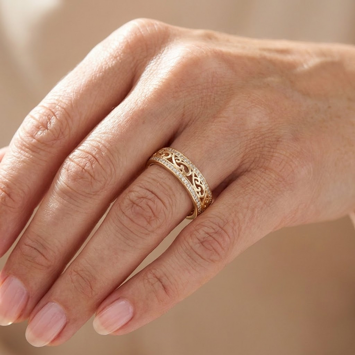 Bague Vintage en Zirconium
