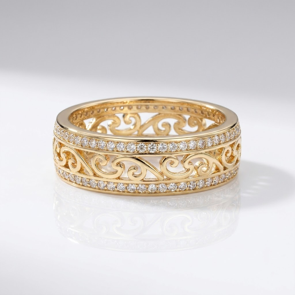 Bague Vintage en Zirconium