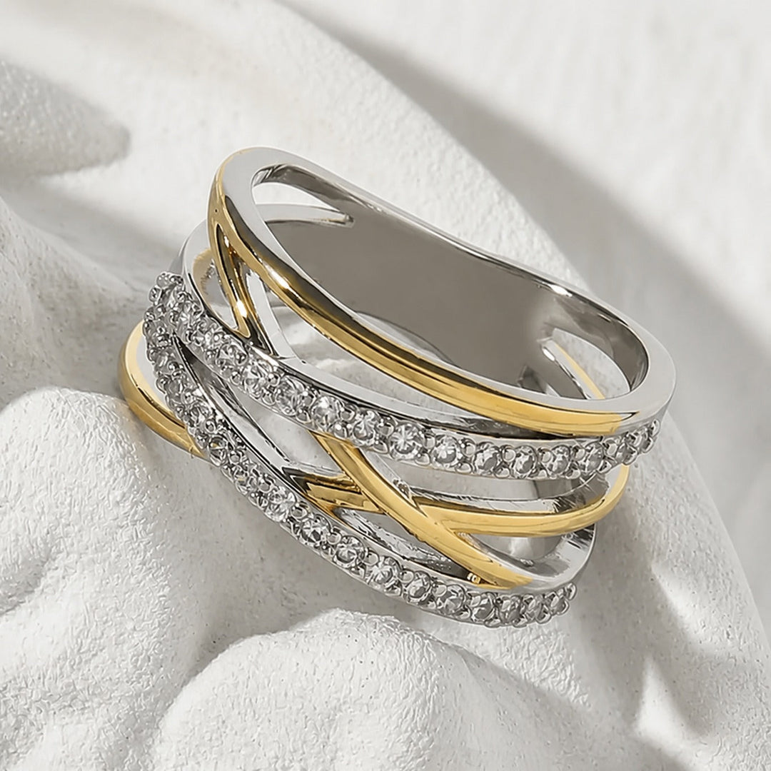Bague Déclaration en Zirconium Royal