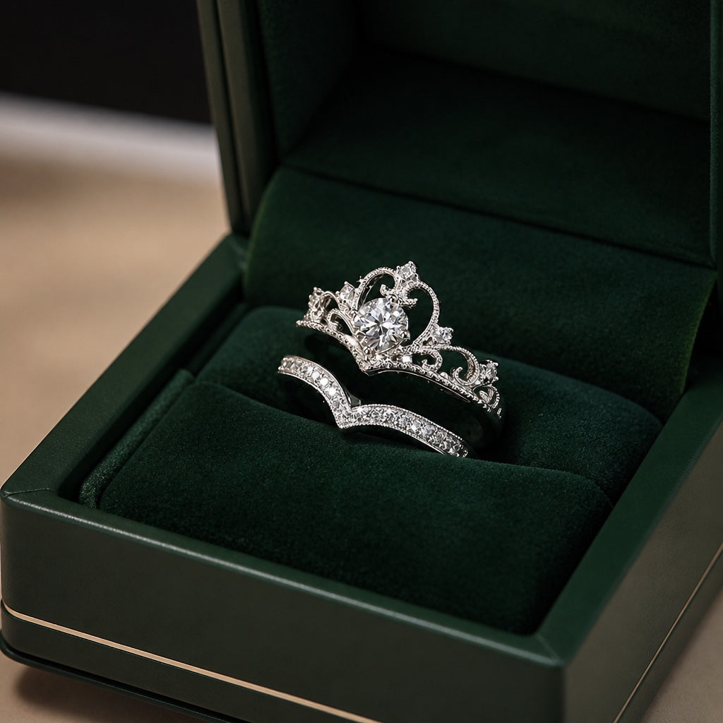 Ensemble de Bagues Éclat Couronne