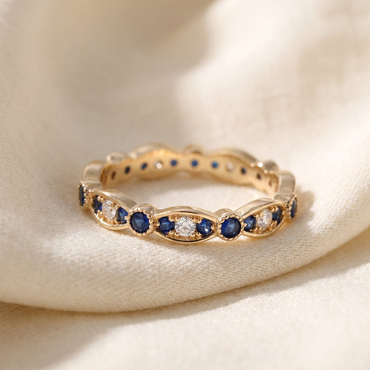 Bague Constellation de Minuit en Saphir