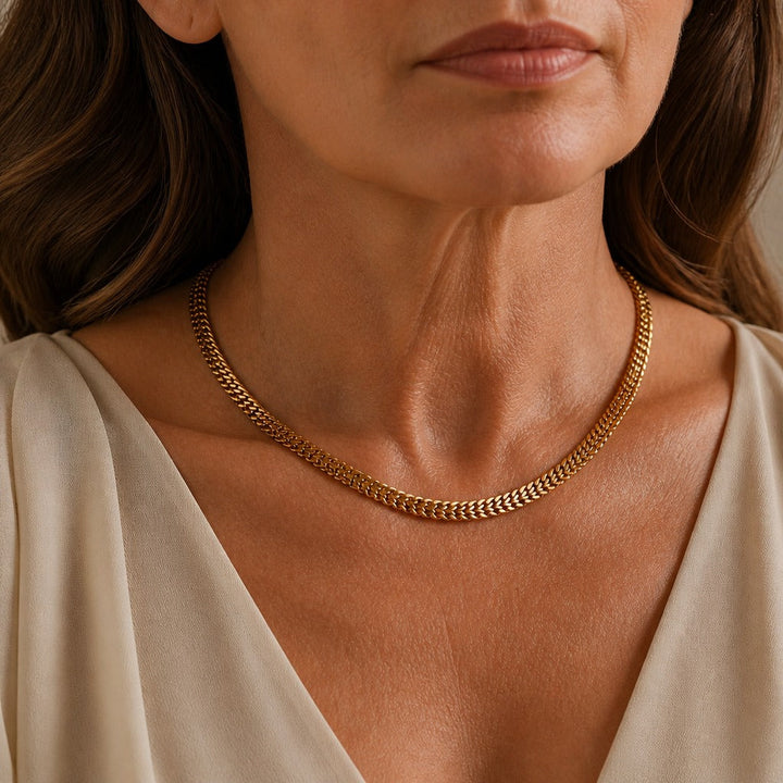 Collier en Or à Lien Élevé