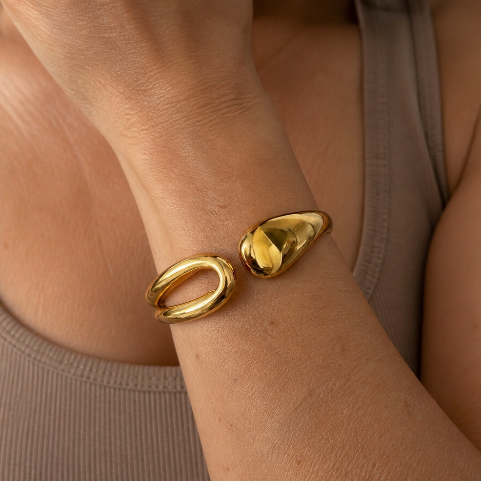 Bracelet en Or Durable en Forme de Larme