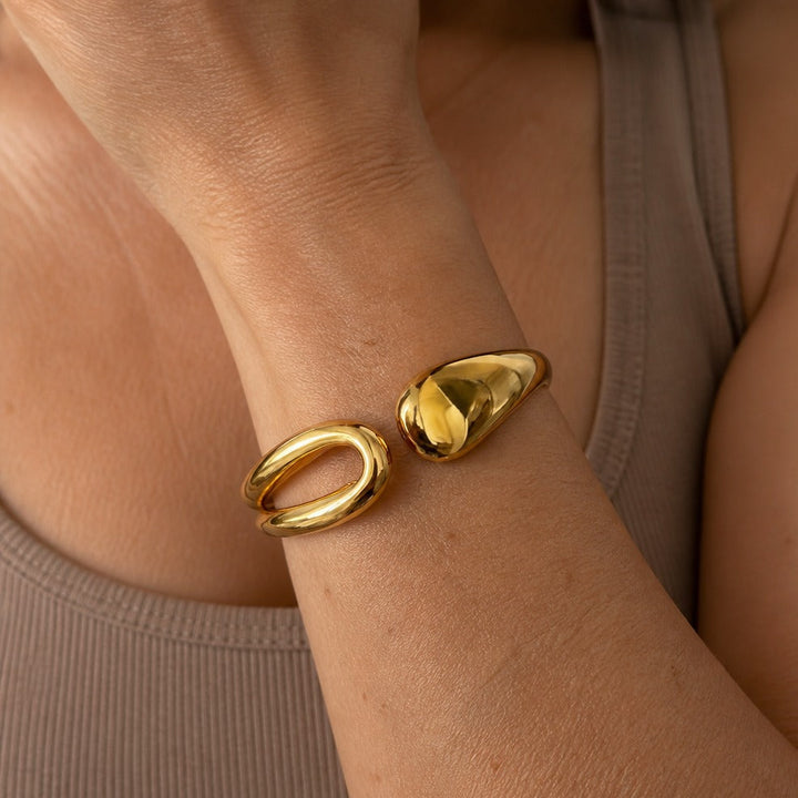 Bracelet en Or Durable en Forme de Larme