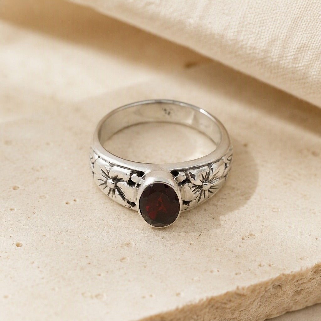 Bague Vintage Halo Crimso