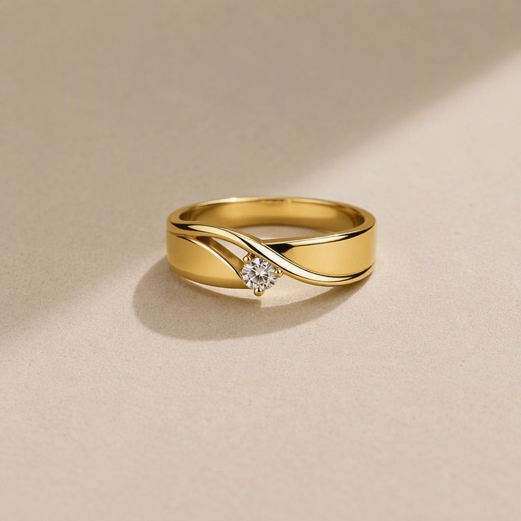 Bague Déclaration Luxe en Zirconium