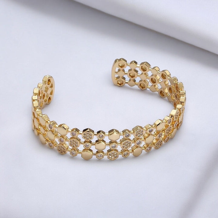 Bracelet Jonc Hexagonal Gavriella