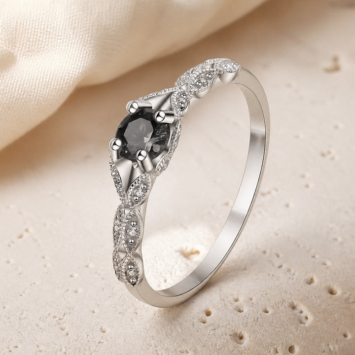Bague Radieuse en Zirconium Minimaliste