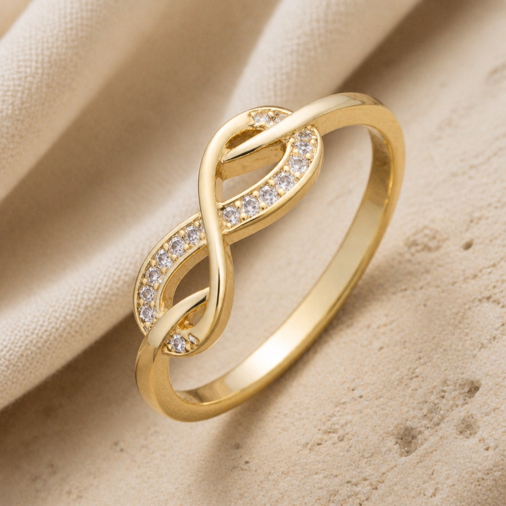 Bague Chaîne en Or Éternel