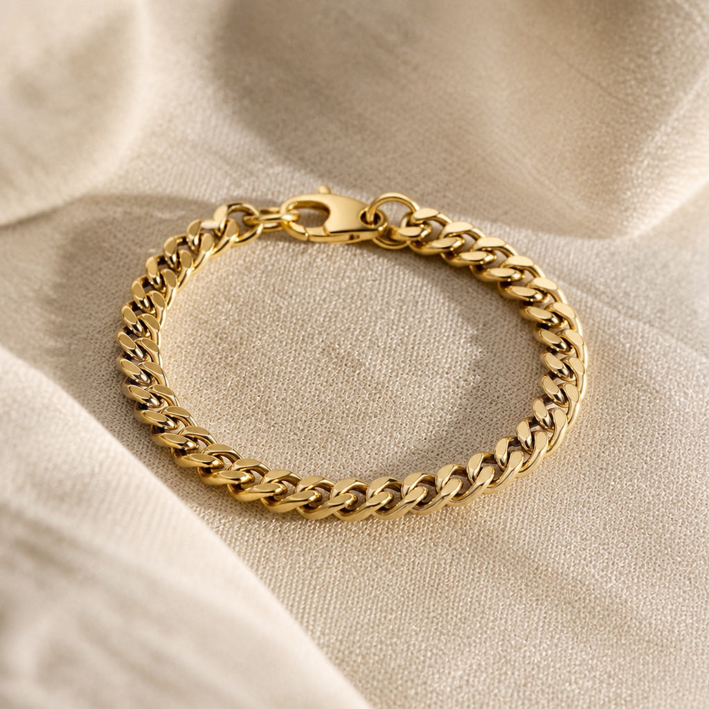 Bracelet Iconique en Maillons Cubains