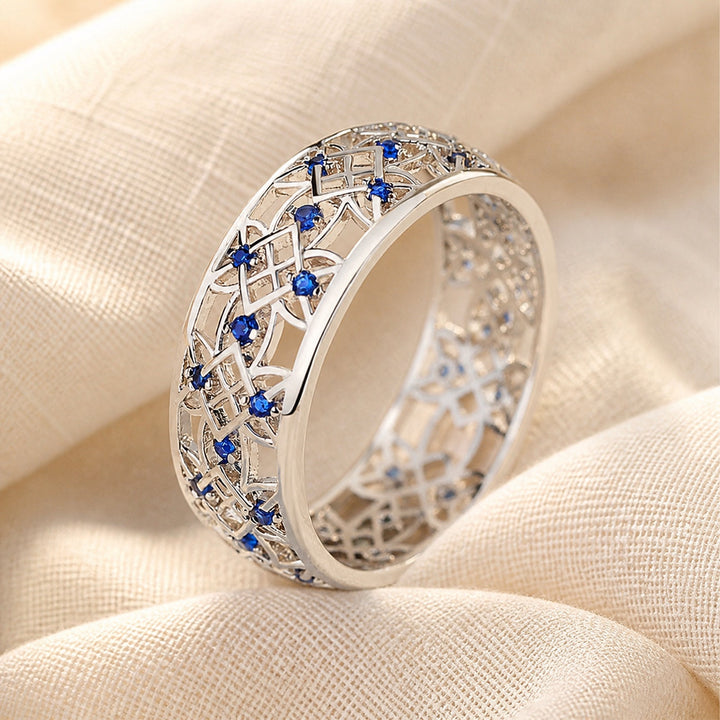Bague Rêve en Filigrane avec Saphir