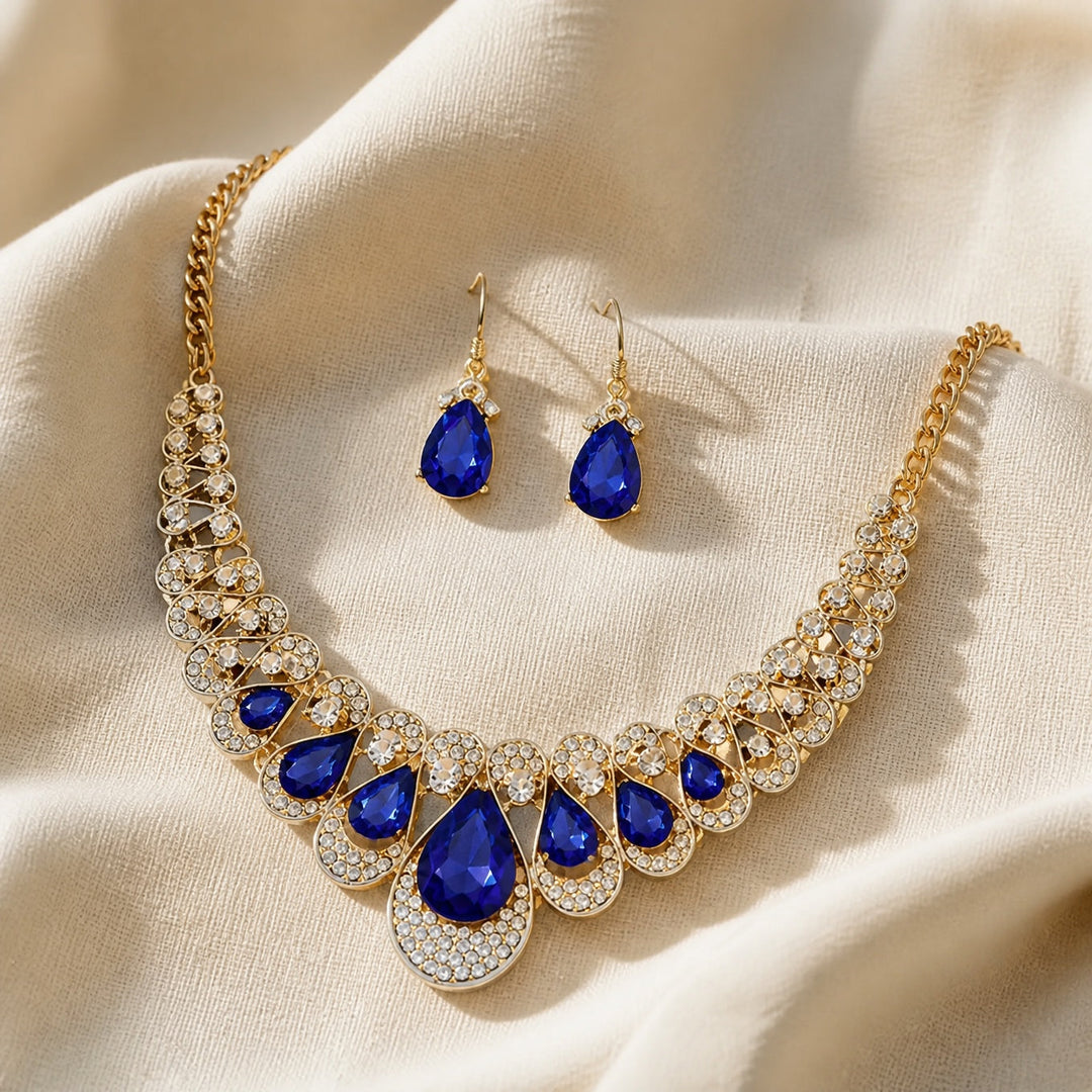Ensemble de Bijoux Maevina en Zafiros