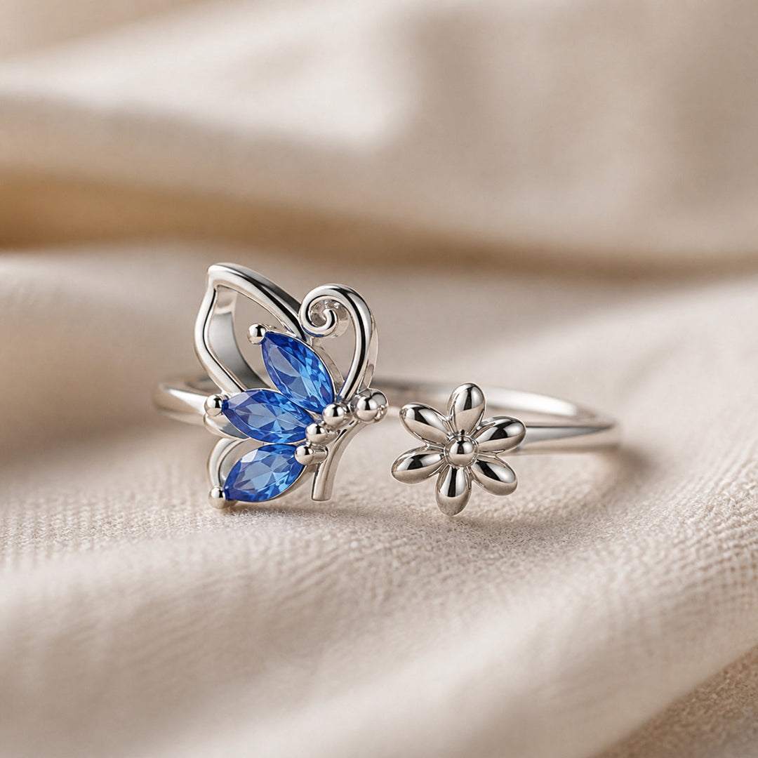 Bague en Saphir Papillon