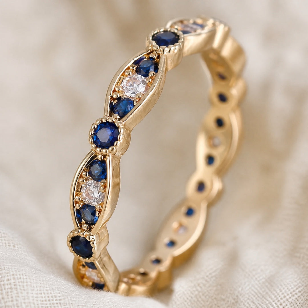 Bague Constellation de Minuit en Saphir
