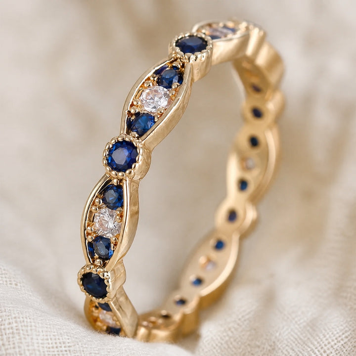 Bague Constellation de Minuit en Saphir