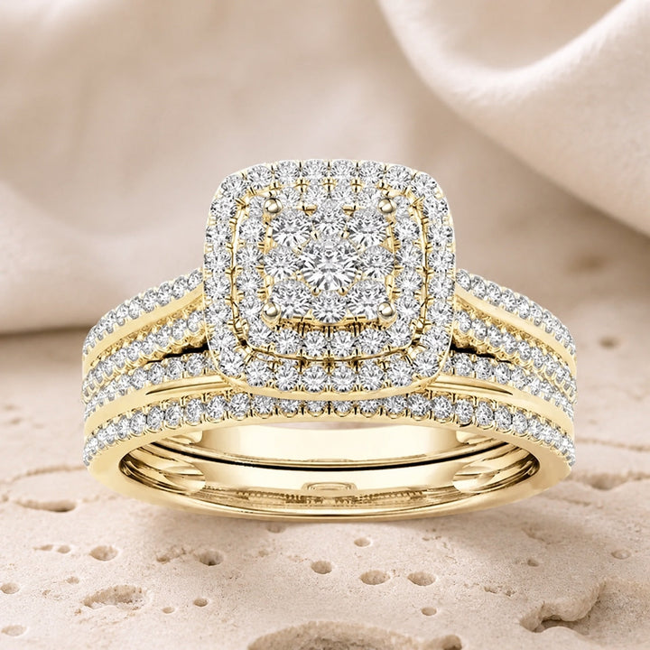 Bague Éblouissante en Zirconia Incrusté