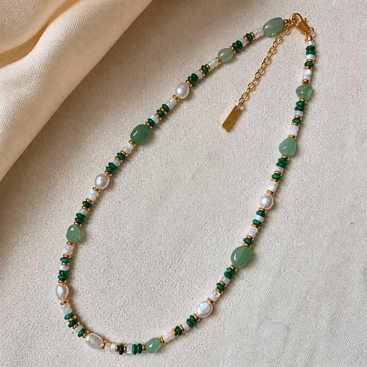 Collier en Jade Précieux et Or
