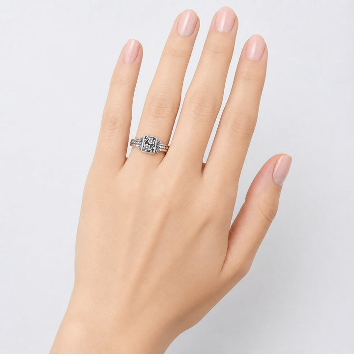 Bague Florale Boho Élégante