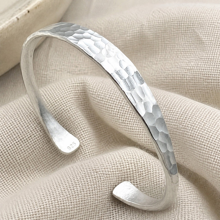 Bracelet Boho en Argent Marteau